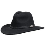 Outback Hats Shy Game Black 1307