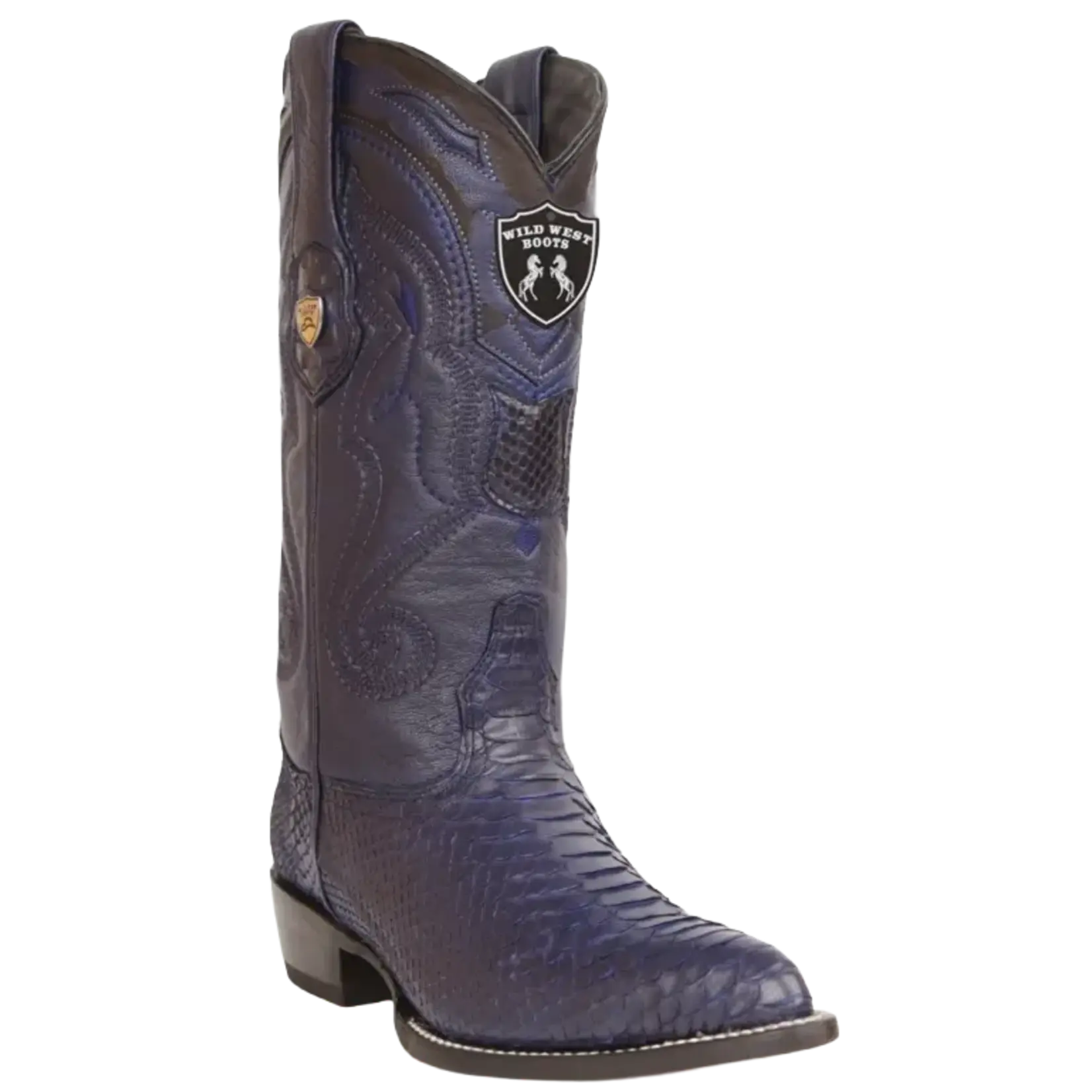 2995710 Blue J toe Python wild west boots size 10EE