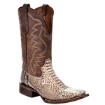 Circle G By Corral L5740 Natural Python Square Toe Men's