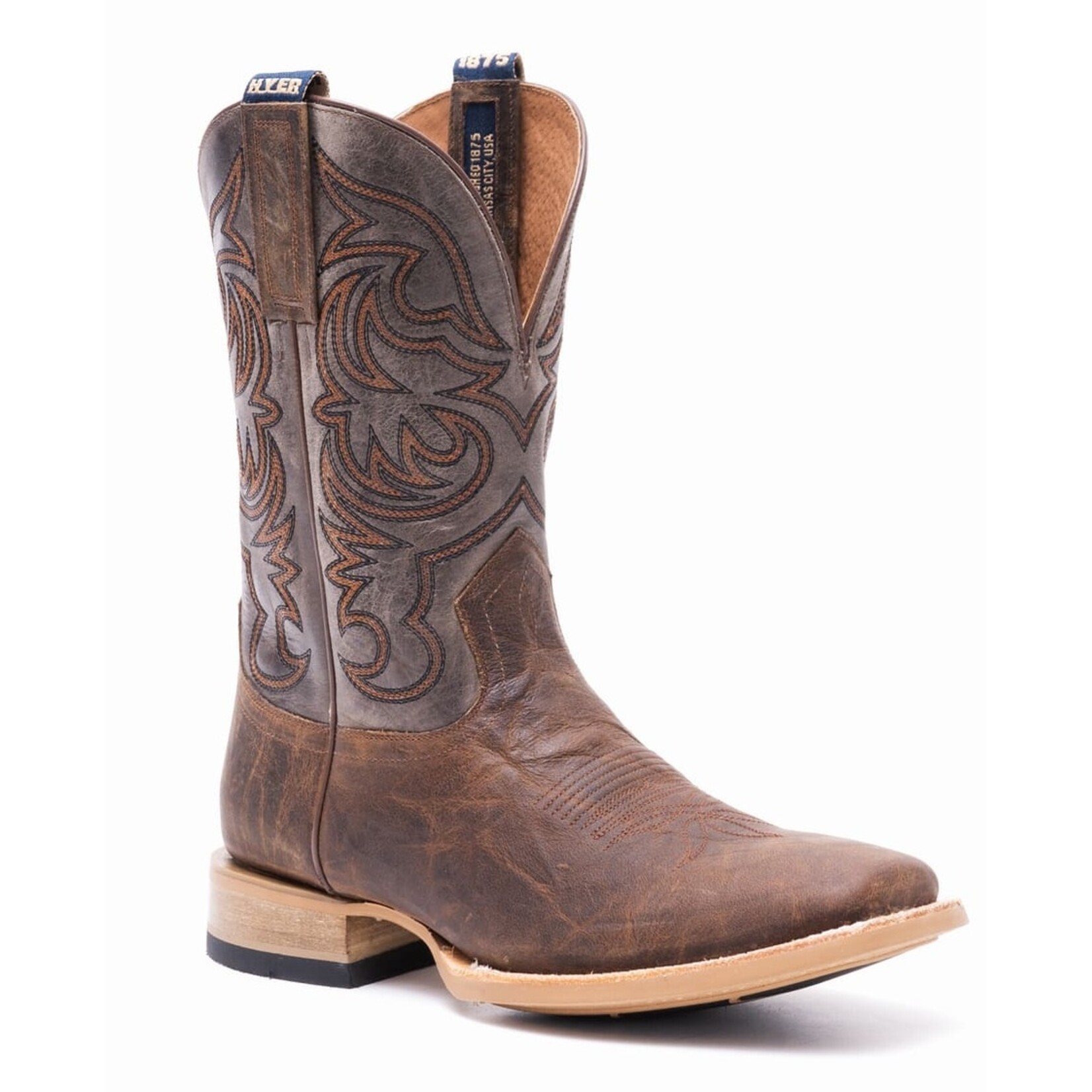HYER Hyer Boots Bucklin HM11049 Tan/Grey