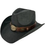 Buy4Store Buy 4 Store Black Straw Cowboy Hat 14027