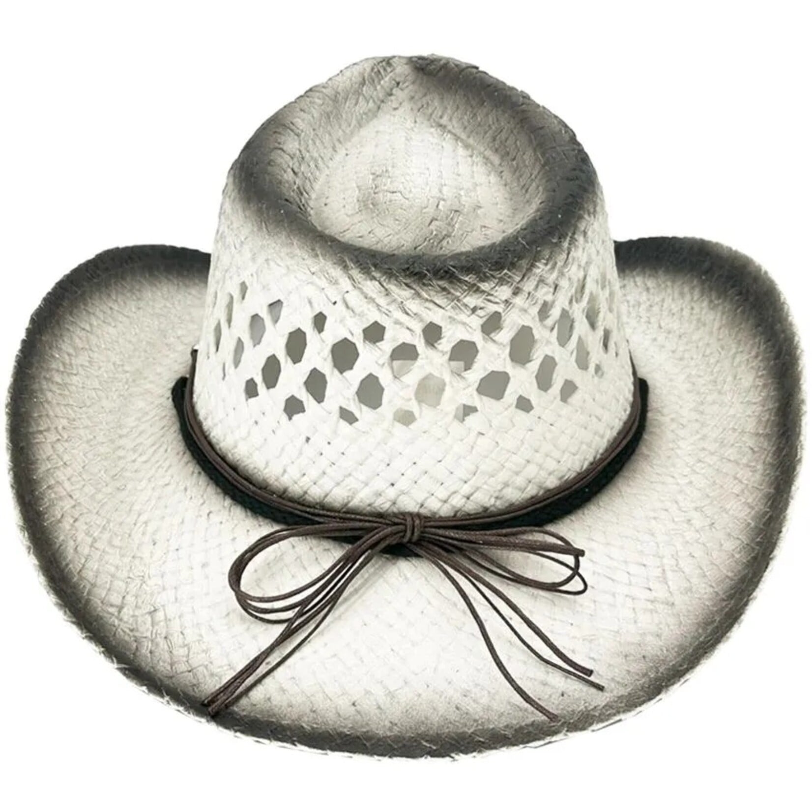 Buy4Store Buy 4 Store White Straw Cowboy Hat 08992