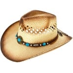 Buy4Store Buy 4 Store Kids Straw Cowboy Hat Brown 09380