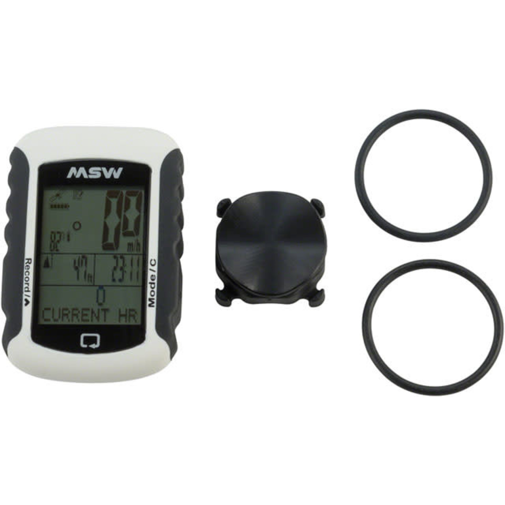 MSW MSW Miniac 333 GPS BLE Bike Computer - GPS, Wireless, White