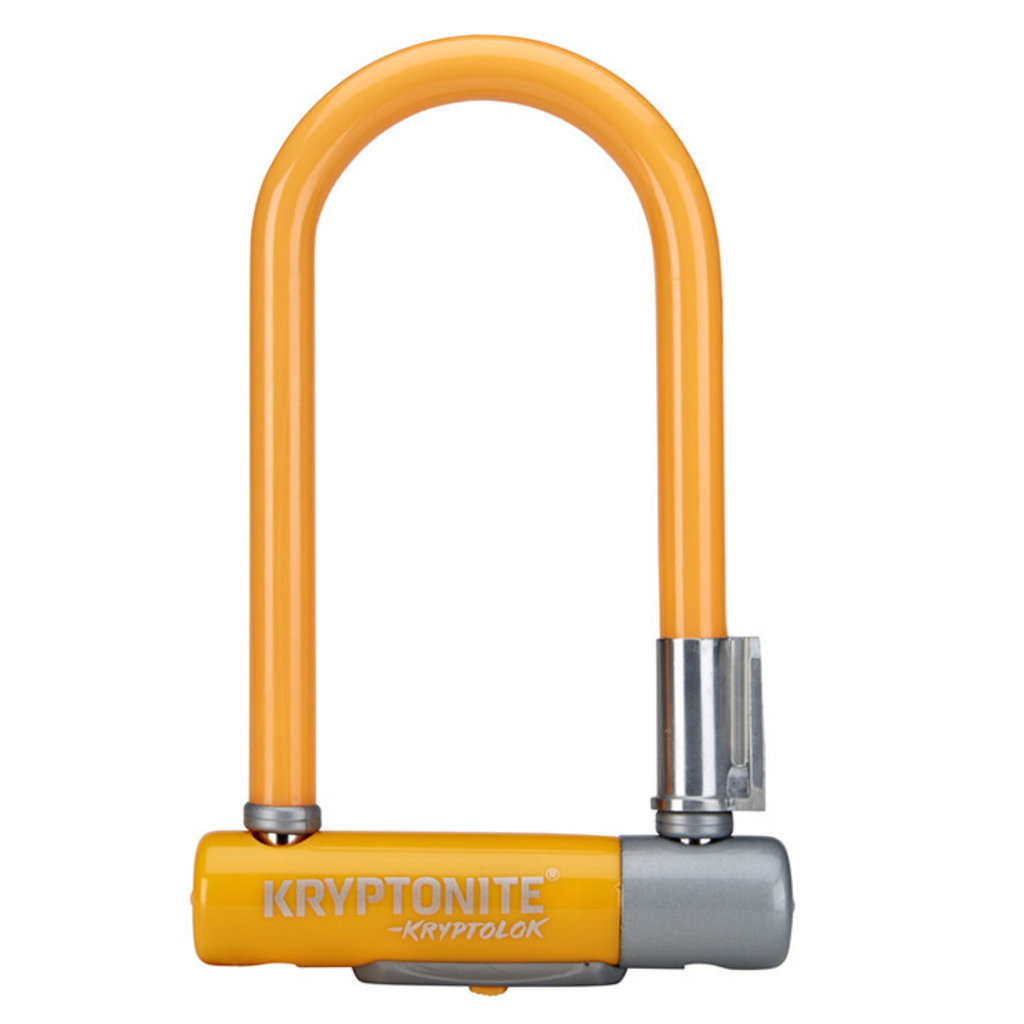 Kryptonite Lock - U - Kryptonite KryptoLok Mini-7 - security 6 - Orange