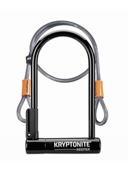 Lock, U/Cable, Kryptonite Keeper 12 STD with 4' Flex, security 5