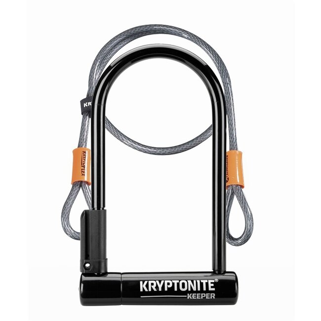 Lock, U/Cable, Kryptonite Keeper 12 STD with 4' Flex, security 5
