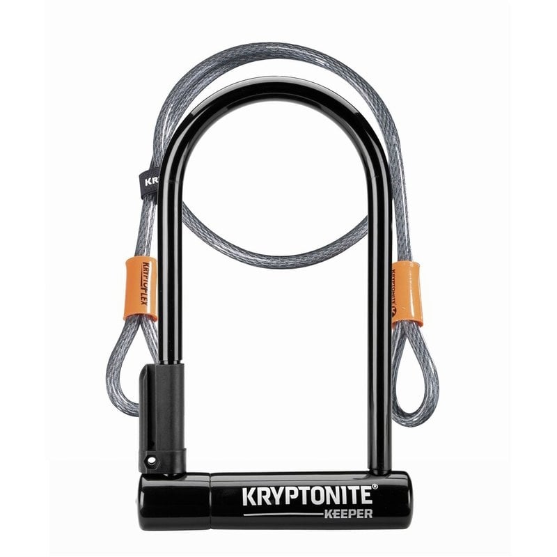 Lock - U/Cable - Kryptonite Keeper 12 STD with 4' Flex - security 5