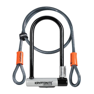 Lock, U/Cable, Kryptonite KryptoLok STD with 4' Flex, security 6