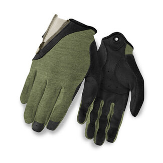 Giro Gloves, Full Women's, Giro Rulla Adult, M, Black/Green