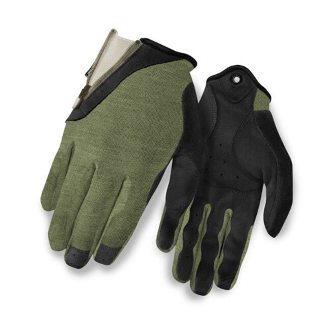Giro Gloves, Full Women's, Giro Rulla Adult, M, Black/Green