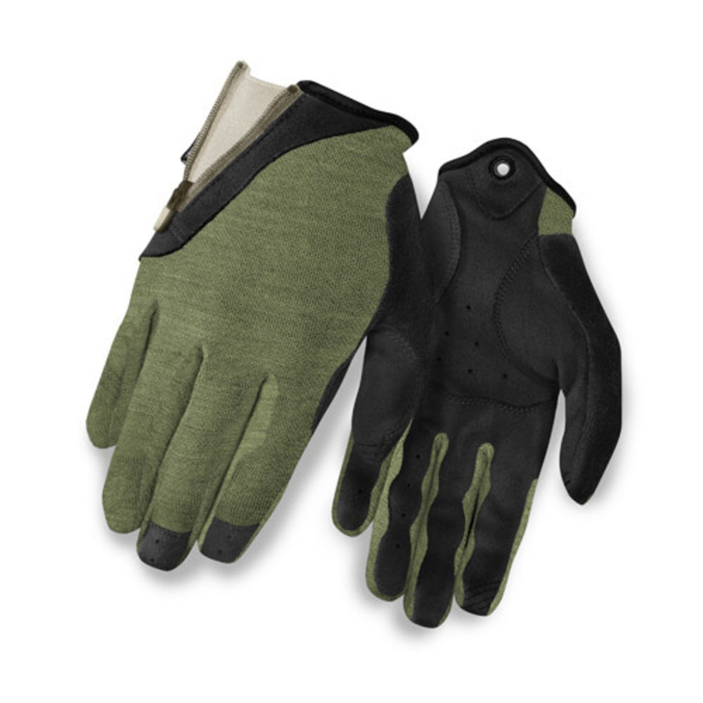 Gloves - Full Women's - Giro Rulla Adult - M - Black/Green