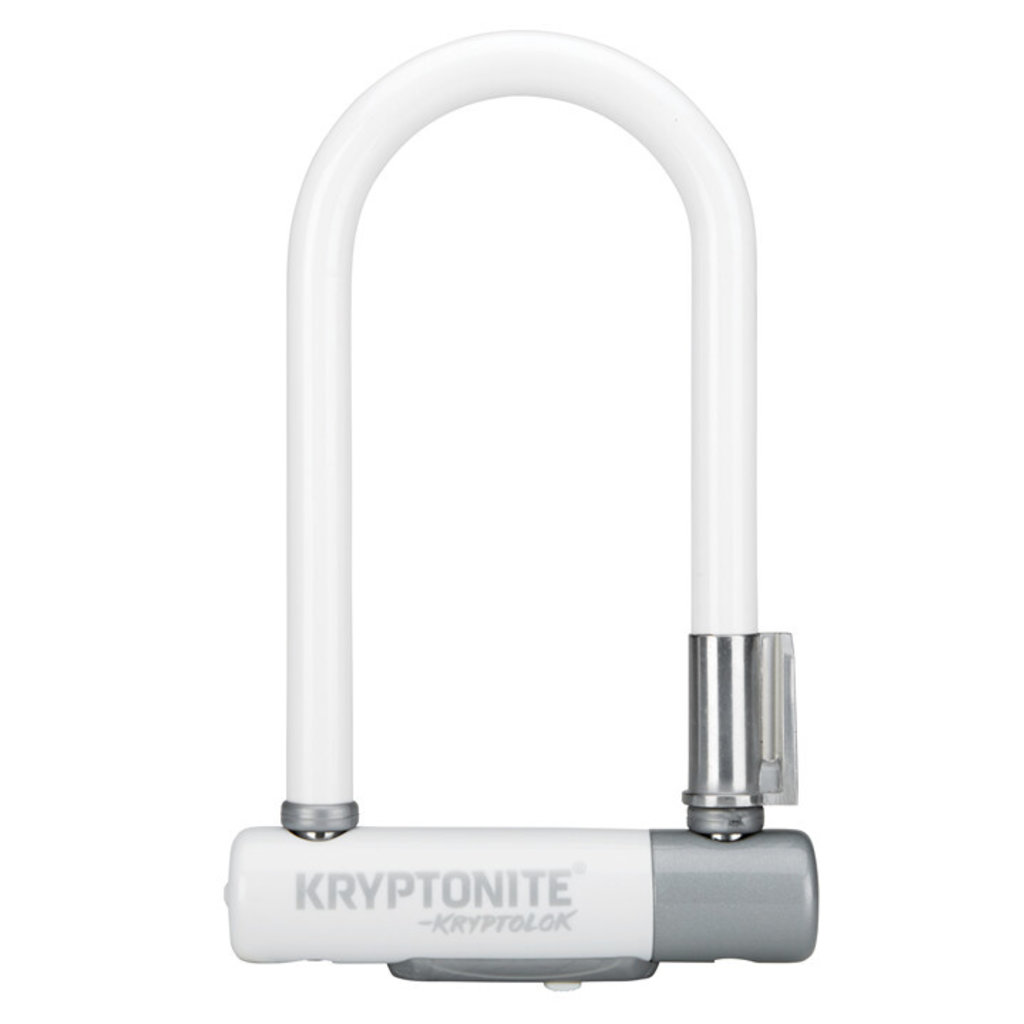 Kryptonite Lock - U - Kryptonite KryptoLok Mini-7 - security 6 - White