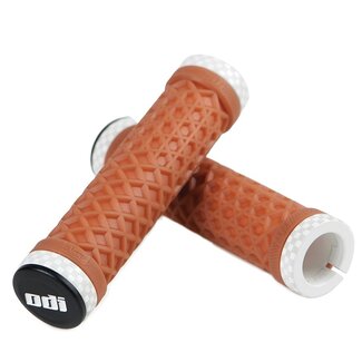 ODI, Vans Lock-On, Poignées, 130mm, Caoutchouc naturel/damier
