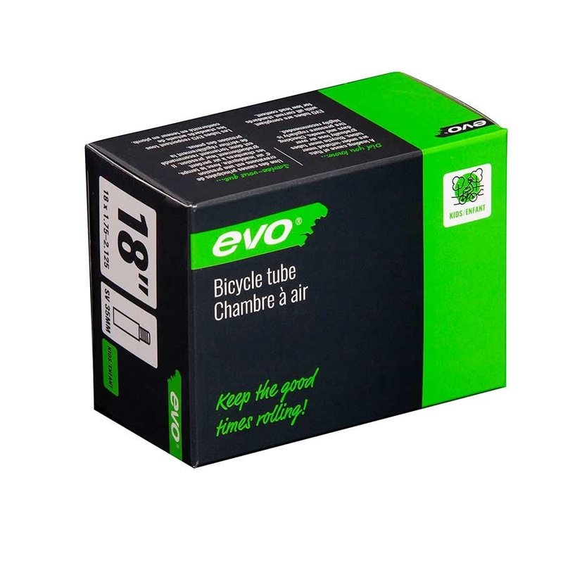 Evo Chambre à air Evo 18 x 1.75-2.125 Valve Schrader 35 mm