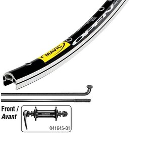 700 Front, Mavic Open Elite, Tiagra RS-400-QR Hub, 32 Spokes, Noir