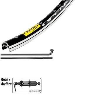 Wheel Shop, Mavic Open Elite Black/ Shimano Tiagra RS400 Black, Wheel, Rear, 700C / 622, Holes: 32, QR, 130mm, Rim, Shimano HG 11