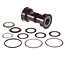 BB, WheelsMfg, 386EVO, ABEC-5 Angular Contact Brgs, Black