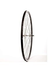 Wheel Shop, Evo Tour 16 Black/ Formula TH-51, Wheel, Rear, 700C / 622, Holes: 32, Bolt-on, 120mm, Rim, Fixed/Freewheel