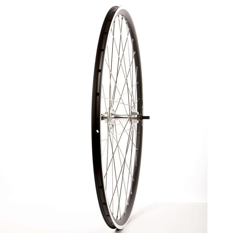 Evo Wheel Shop, Evo Tour 16 Black/ Formula TH-51, Wheel, Rear, 700C / 622, Holes: 32, Bolt-on, 120mm, Rim, Fixed/Freewheel