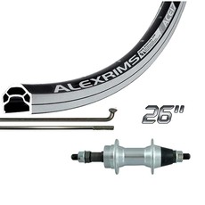 Wheel Shop, Alex Ace17 Black/ Formula FM-31, Wheel, Rear, 26'' / 559, Holes: 36, Bolt-on, 135mm, Rim, Freewheel