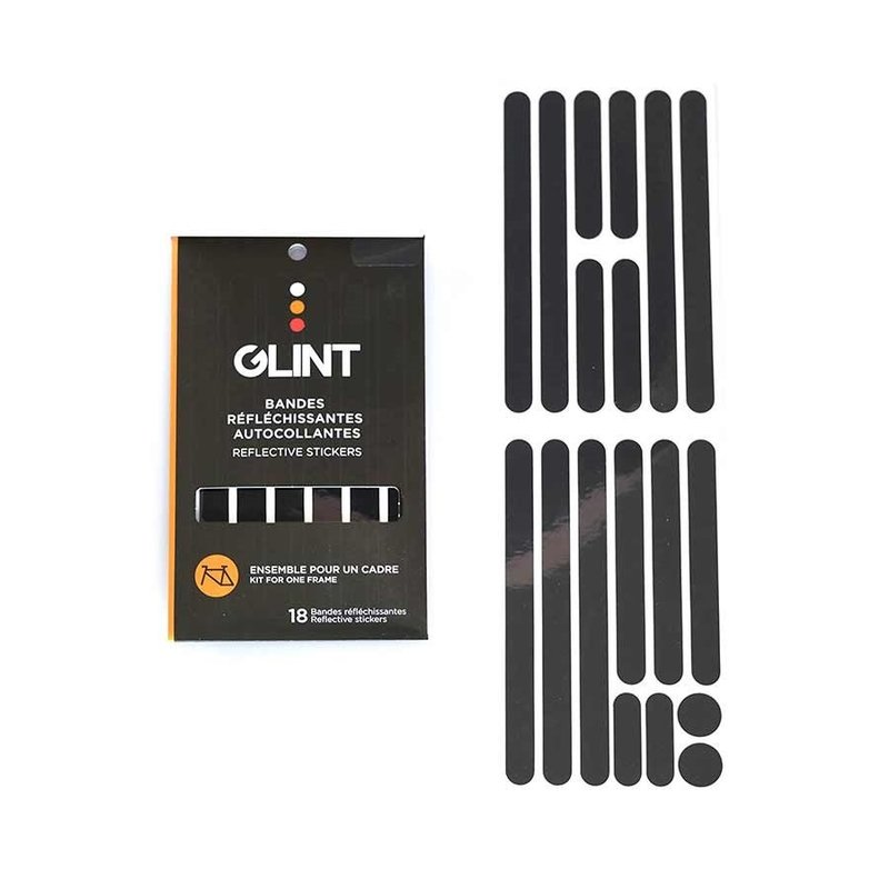 Reflective Stickers - Black Kit for 1 Frame - Glint