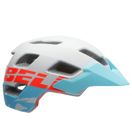 Helmet - Womens - Bell (JoyRide) Rush Mips - M (55-59cm) - White with Baby Blue Visor