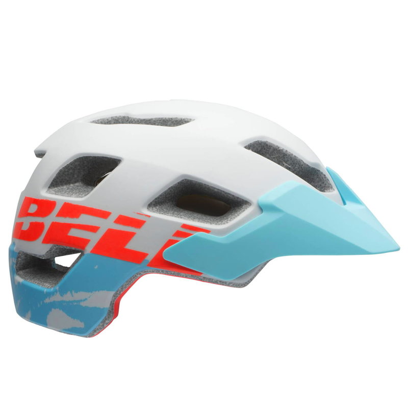 Helmet - Womens - Bell (JoyRide) Rush Mips - M (55-59cm) - White with Baby Blue Visor