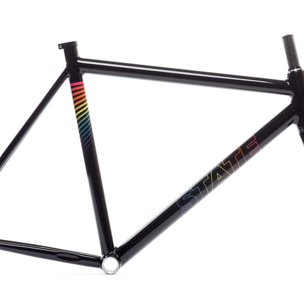 State Bicycle Co. State Undefeated Track Frameset Glossy Black