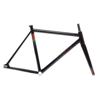 State Bicycle Co. State, Undefeated, Track Frameset, Noir Satiné