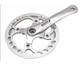 Sturmey Archer, Pedalier une vitesse, 44T 3/32, 170mm, Alluminium, Argent