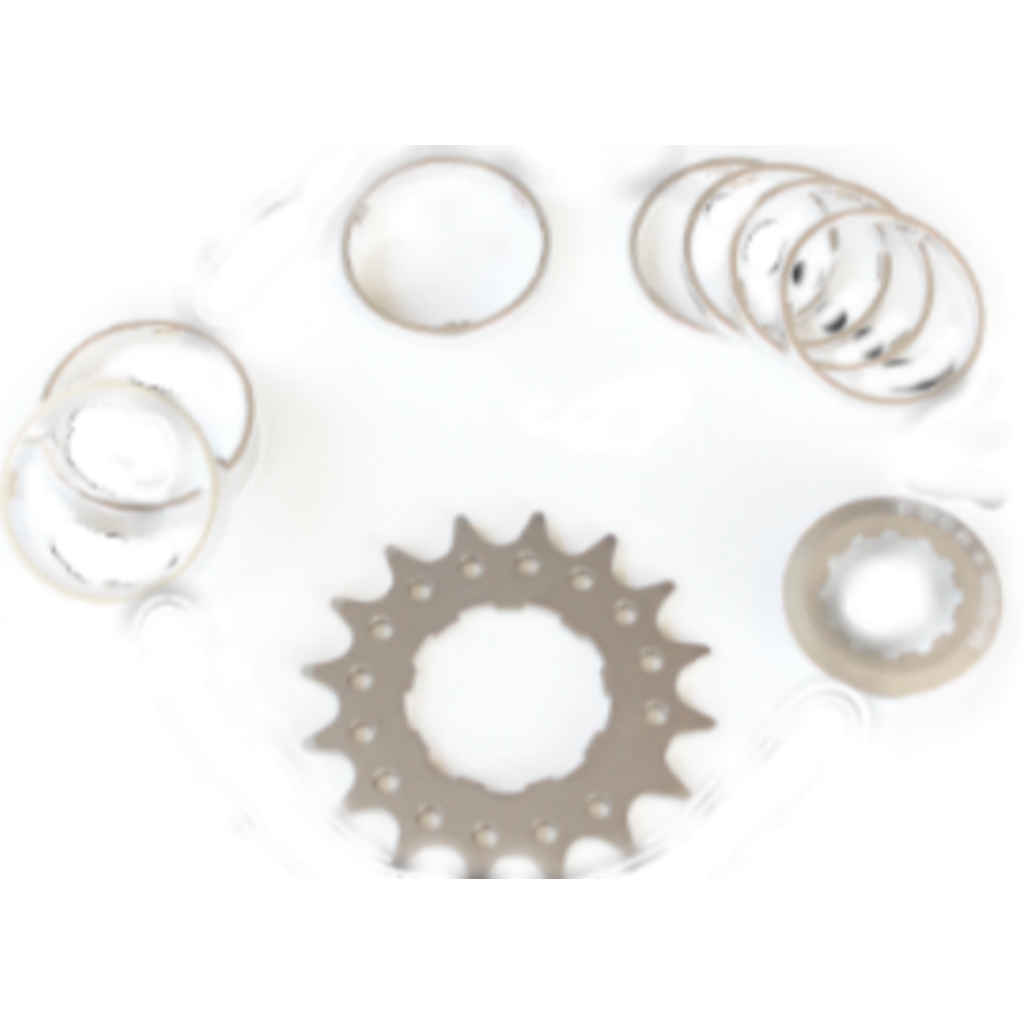 Kit Conversion Vélo Pignon Fixe - Pour Moyeu 10/11 Vitesses - Inclut Pignon, Entretoises, Anneaux - Tailles 16T à 23T
