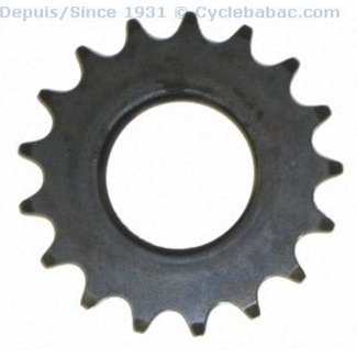 Babac, Pignon une vitesse, 17T, 1/8, Noir