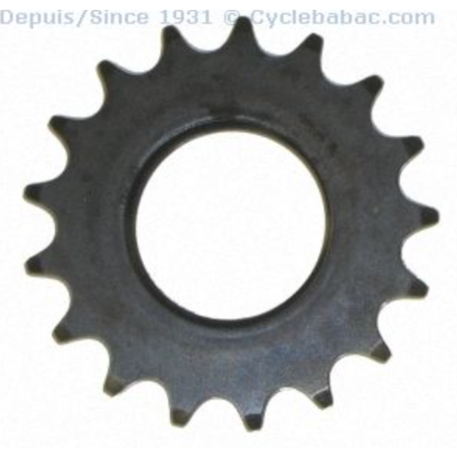 PIGNON 15d 1/8" avec contre ecrou