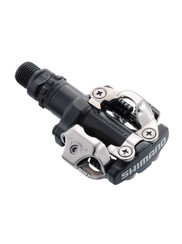 Pedals, Shimano PD-M520L SPD, MTB, 380g, with SM-SH51 Cleats, Noir