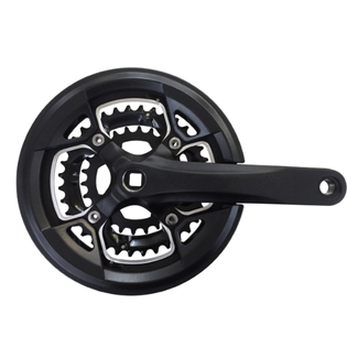 Pédalier PROWHEEL TEN-751P 26/36/48D 9v Noir