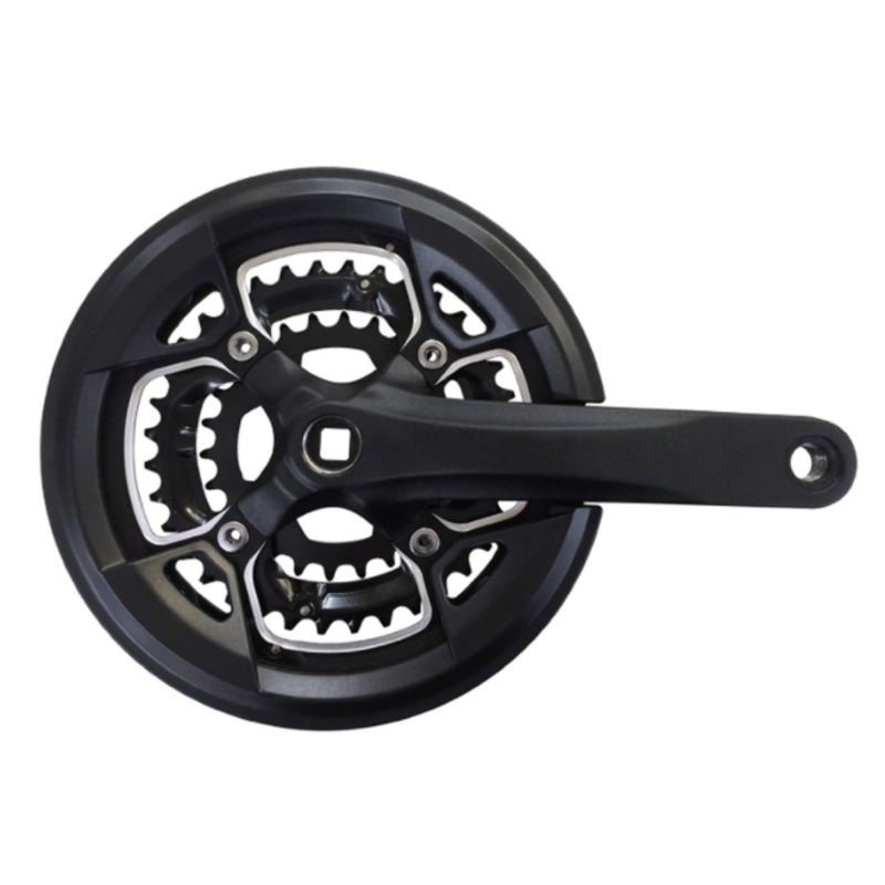 Crank PROWHEEL TEN-751P 175mm 26/36/48D 9s Black