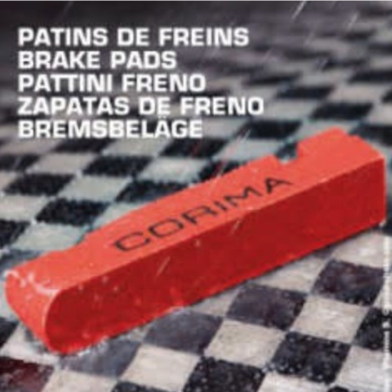 CORIMA - 2 PAIRE PATINS DE FREINS - CARTOUCHE POUR CARBONE