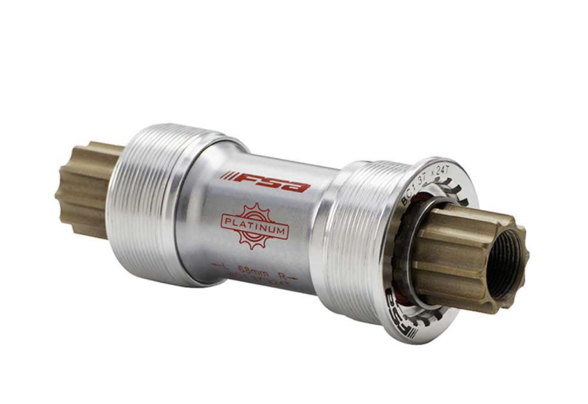 FSA, Platinum, ISIS, BB Shell: 68mm, Axle: 113mm, Steel, Black