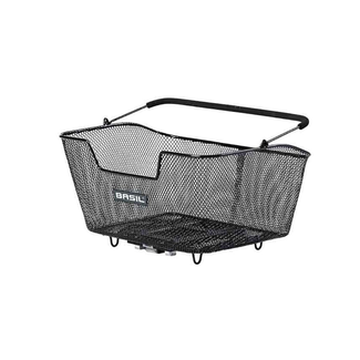 Basil, Base, Rear basket with handle. Black