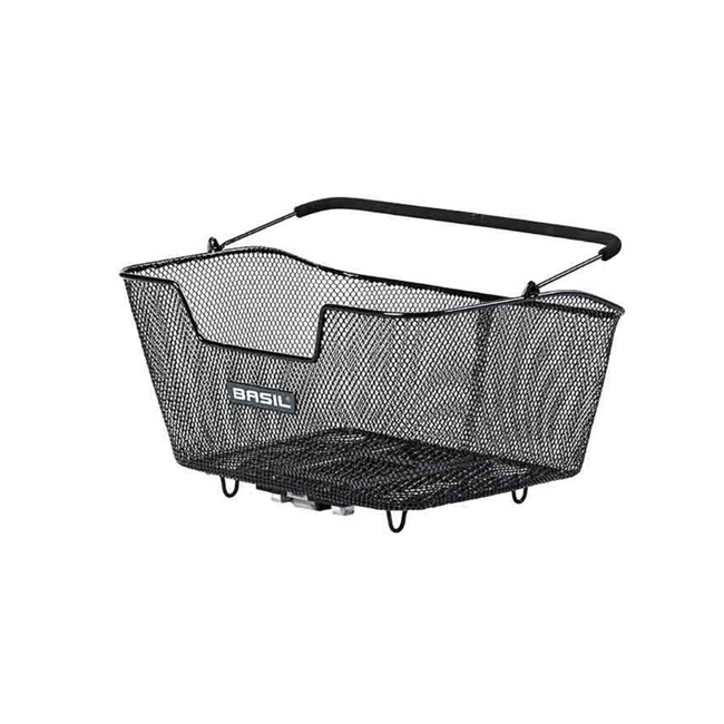 Basil, Base, Rear basket with handle. Black