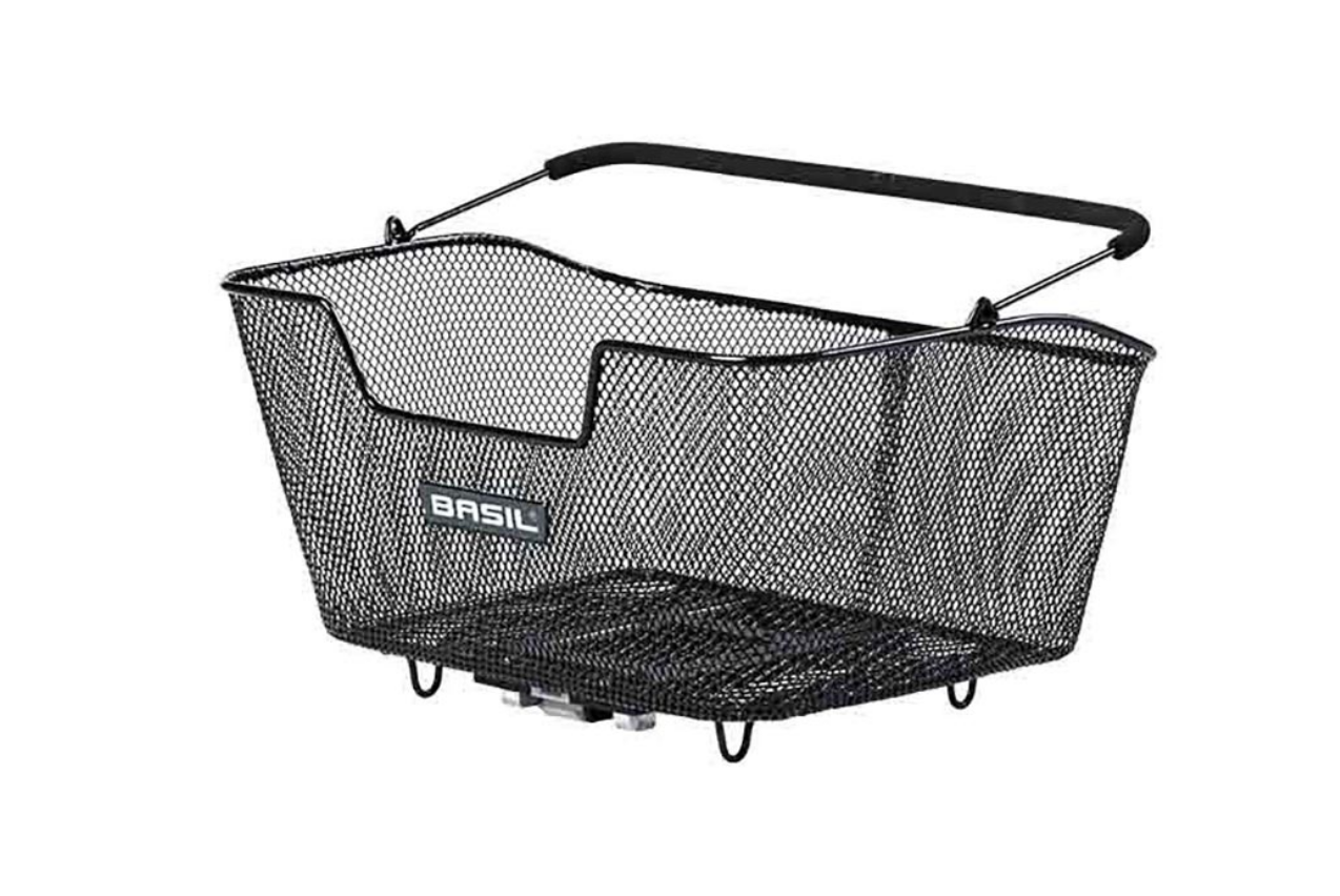 Basil Base Panier Arriere avec poignee Noir