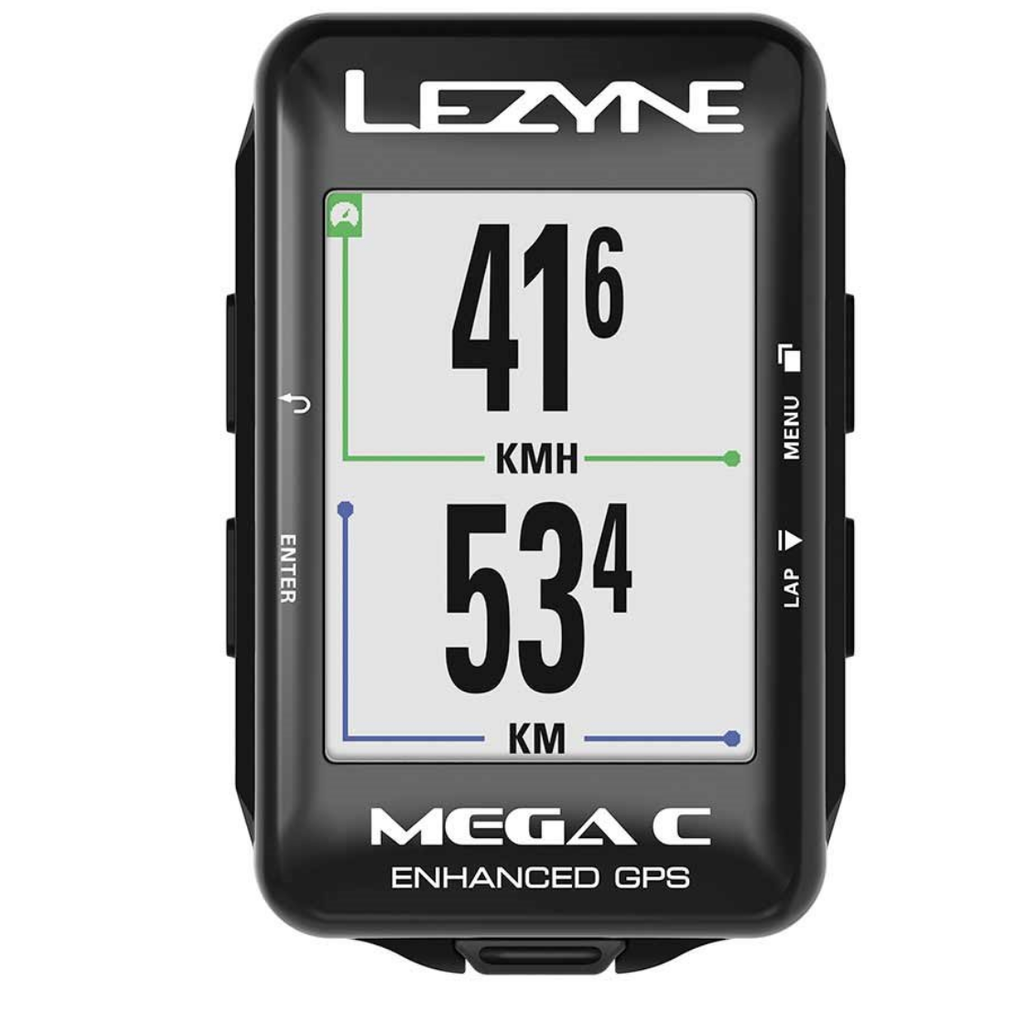 Lezyne, Mega C, Computer, Black