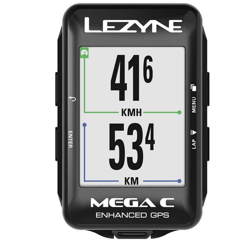 Lezyne Lezyne, Mega C, Cyclomètre, Noir