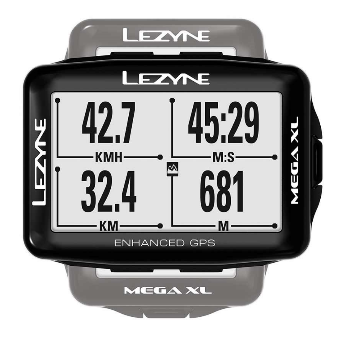 Lezyne, Mega XL Smart Loaded, Computer, Black