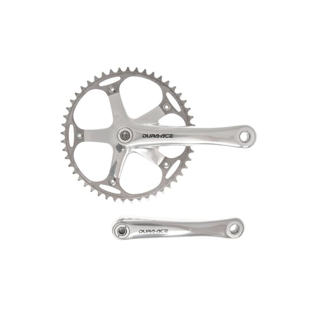 Cranksets COTTERLESS TYPE CRANKSET,DURA-ACE TRACK,FC-7710, 167.5MM, W/O CHAINRING, W/CHAINRING FIXING BOLT & NUT,NJS TYPE