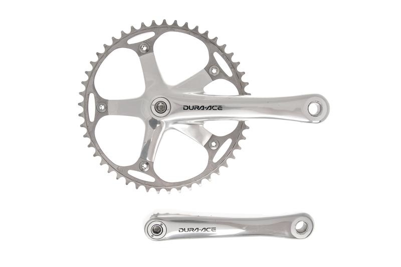 Crankset - Shimano Dura Ace Track Crank 167.5mm - Velo IBIKE