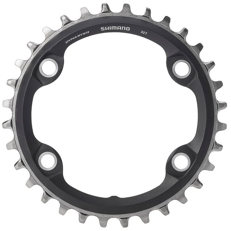 Plateau VTT Shimano 1x12v (32 à 34 dents) noir - Partie cycle vélo sur