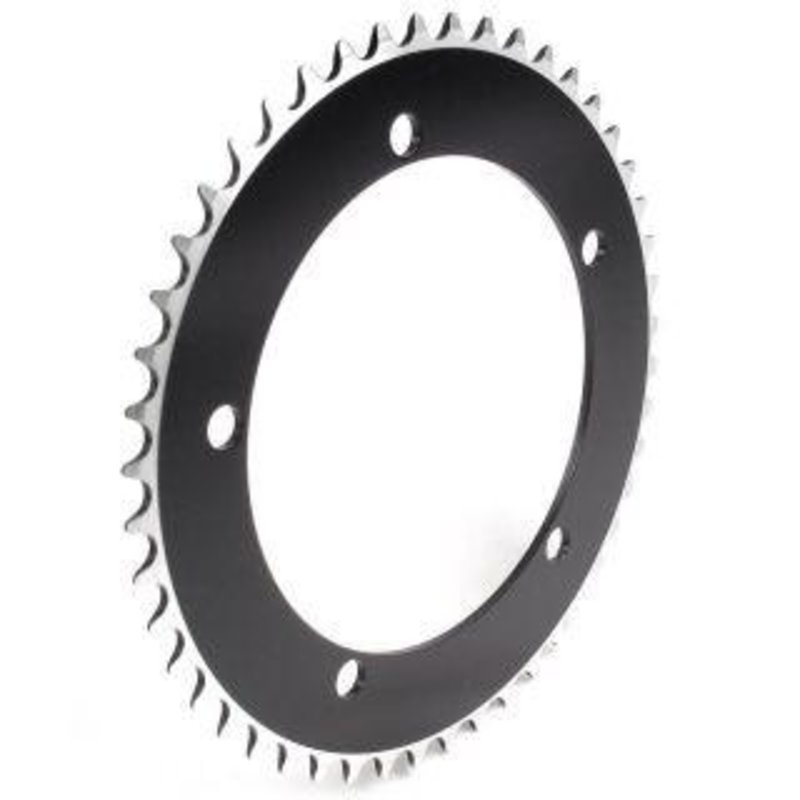 Chainring - Andel 144 BCD 46T 1 speed - Black Alloy