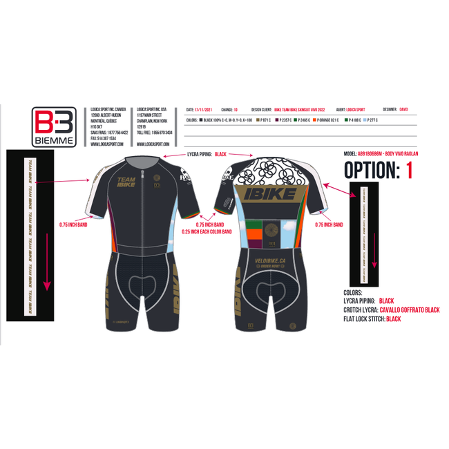 2023, Team IBIKE Speedsuit S/S Vivo Raglan